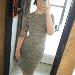 Gray F21 keyhole back maxi dress